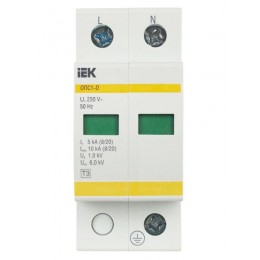 Ограничитель перенапряжения ОПС1-D 2P KARAT IEK MOP20-2-D