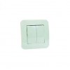 Выключатель 2-кл. СП Lillium N 10А IP20 бел. Makel 55003