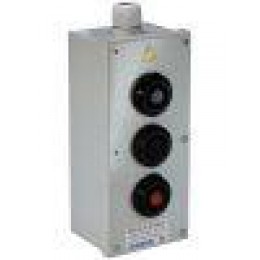 Пост кнопочный ПКУ-15-21.131-54У2 (2хВК30-10-11110-54(1з+1р) черн. + 1хВК30-10-11110-54(1з+1р) красн. + PG-19) пост управления Электротехник ET054489