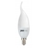 Лампа светодиодная PLED-SP 9Вт CA37 свеча на ветру 3000К тепл. бел. E14 820лм 175-265В JazzWay 2859518A