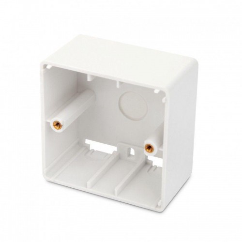 Коробка MB-E-35 для настенного монтажа 80х80х45мм франц. стандарт Hyperline 16288