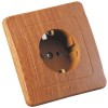 Розетка 1-м СП Мастер 16А IP20 250В с заземл. дуб HEGEL РС16-311-05