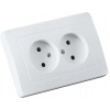 Розетка 2-м СП Мастер 16А IP20 250В бел. HEGEL РС16-341