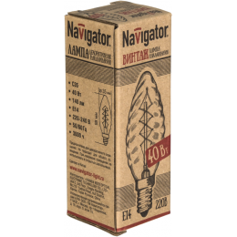 Лампа накаливания 71 954 NI-V-TC-C-40-230-E14-CLG Navigator 71954