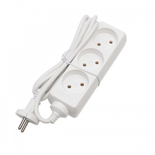 Удлинитель 3х3м без заземл. 10А IP20 S 3х3 2.2кВт Volsten 9301