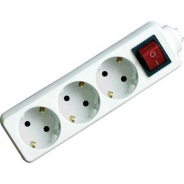 Удлинитель 3х5м с заземл. 16А IP20 S 3х5-ZDV 2.2кВт с выкл. Volsten 9329