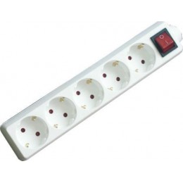 Удлинитель 5х3м с заземл. 16А IP20 S 5х3-ZDV 2.2кВт с выкл. Volsten 9331