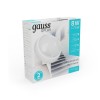 Светильник светодиодный Qplus 8Вт 4000К IP65 670лм d175х76мм 160-260В ДБП круг настенно-потолочный GAUSS 141411208