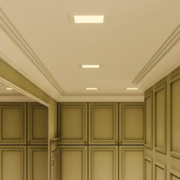 Светильник светодиодный Slim 12Вт 3000К IP20 800лм 220-240В ДВО квадрат бел. GAUSS 940111112