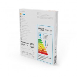 Светильник светодиодный Slim 12Вт 3000К IP20 800лм 220-240В ДВО квадрат бел. GAUSS 940111112