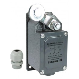 Выключатель конечн. ВК-300-БР-11-67У2-32 рычаг с роликом; с сальником ход влево; самовозврат; ступень 3- 61мм IP67 Электротехник ET502349