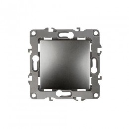 Выключатель 1-кл. СП Эра12 12-1001-12 10А IP20 250В 10AX без монтаж. лапок механизм графит Эра Б0019272