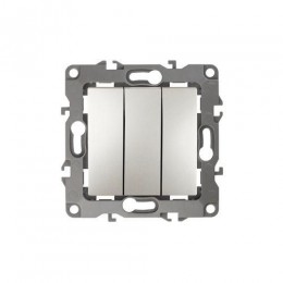 Выключатель 3-кл. СП Эра12 12-1107-15 10А IP20 250В 10AX механизм перламутр Эра Б0019302