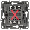 Переключатель перекрестный 1-кл. СП Эра12 12-1108-04 10А IP20 250В 10AX механизм шампань Эра Б0018245
