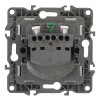 Розетка 1-м СП Эра12 12-2001-01 16А IP20 16AX 250В 2P+E Schuko без монтаж. лапок механизм бел. Эра Б0014681