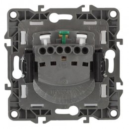 Розетка 1-м СП Эра12 12-2103-13 16А IP20 16AX 250В 2P+E Schuko защ. шторки с крышкой механизм бронз. Эра Б0019328