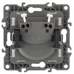 Розетка 1-м СП Эра12 12-2105-15 16А IP20 16AX 250В 2P механизм перламутр. Эра Б0019338