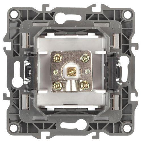 Розетка телевизионная одиночная TV 1мод. Эра12 12-3101-12 IP20 графит Эра Б0019339