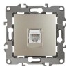 Розетка телефонная Эра12 12-3105-04 RJ11 IP20 шампань Эра Б0014714