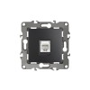 Розетка телефонная Эра12 12-3105-05 RJ11 IP20 антрацит Эра Б0014715