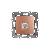 Розетка телефонная Эра12 12-3105-14 RJ11 IP20 медь Эра Б0019344