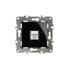 Розетка компьютерная Эра12 12-3107-06 RJ45 черн. Эра Б0014728