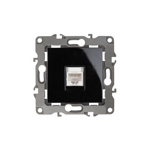 Розетка компьютерная Эра12 12-3107-06 RJ45 черн. Эра Б0014728