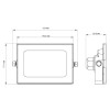 Прожектор LFL-2001 С02 LED 20Вт IP65 6500К 1250лм метал. корпус черн. Ultraflash 12315