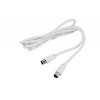 Шнур TV Plug-TV Plug 1.5м бел. REXANT 18-0102