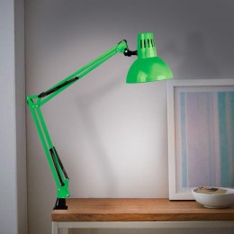 Светильник KD-312 С05 настол. струбцина 230В 60Вт E27 зел. Camelion 12339