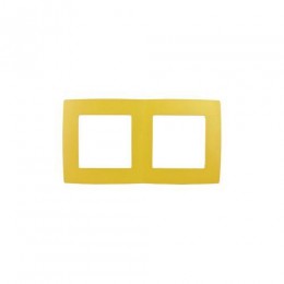 Рамка 2-м 12-5002-21 желт. ЭРА Б0019395