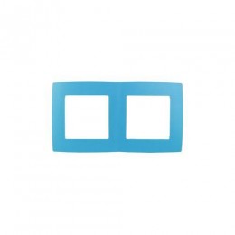 Рамка 2-м 12-5002-28 голуб. ЭРА Б0019402