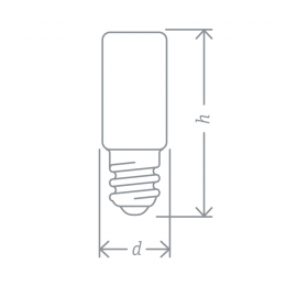 Лампа светодиодная 71 831 NLL-T26-3.5-230-3K-E14 3.5Вт цилиндр 3000К тепл. бел. E14 300лм 220-240В Navigator 71831