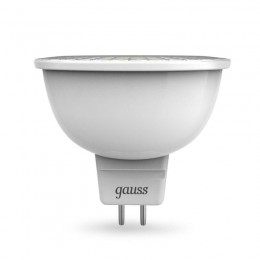 Лампа светодиодная Black 5Вт MR16 софит 3000К тепл. бел. GU5.3 500лм диммир. GAUSS 101505105-D