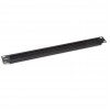 Фальш-панель BPB19-1U-RAL9005 на 1U с щеточным вводом черн. (RAL 9005) Hyperline 52601