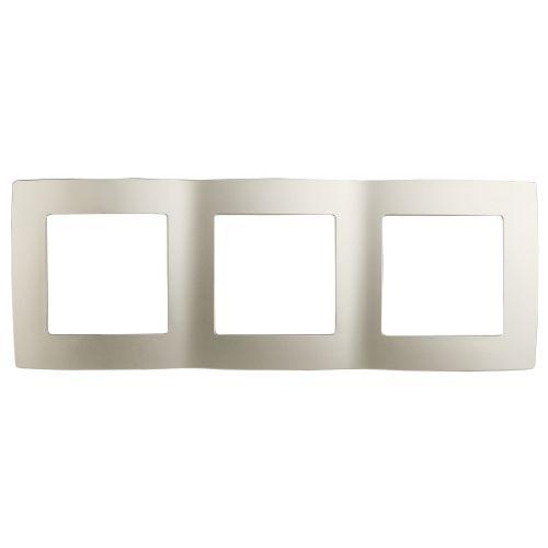 Рамка 3-м 12-5003-15 перламутр ЭРА Б0019377