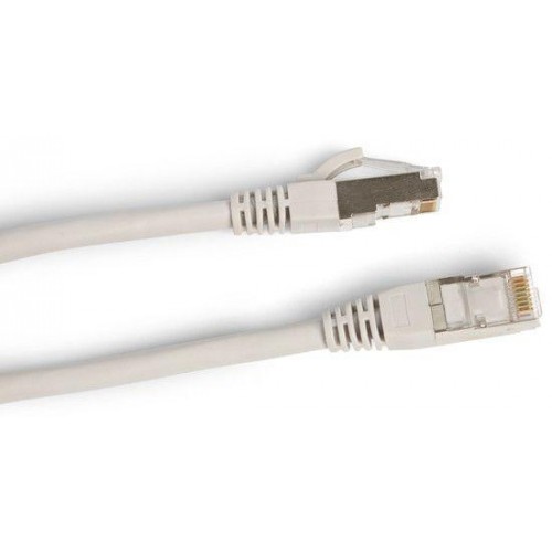 Патч-корд PC-LPM-STP-RJ45-RJ45-C6a-15M-LSZH-GY F/UTP экран. кат.6a LSZH 15м сер. Hyperline 239149