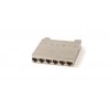 Кассета PPTR-CSS-1-6хRJ45-C6-SH-STL (для медн. претерм. решений) 6 экран. портов RJ45 кат. 6 Hyperline 235661