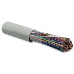 Кабель витая пара U/UTP кат.3 100 пар 26 AWG ОЖ solid PVC UUTP100-C3-S26-IN-PVC-GY сер. Hyperline 36574