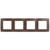 Рамка 4-м 12-5004-10 венге ЭРА Б0014780